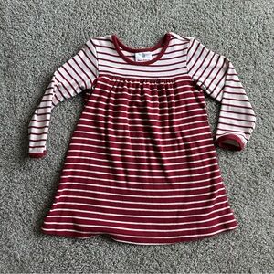 Hanna Andersson Red and White Striped dress, size 100